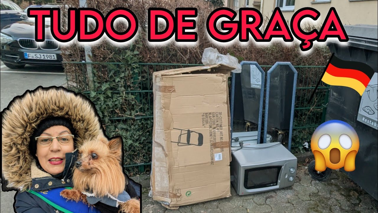 O que encontramos no lixo aqui na Alemanha. Lixo ou Luxo?