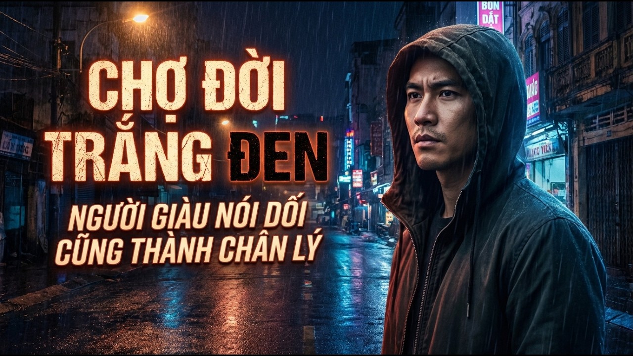Chợ Đời Trắng Đen – Khi Giàu Nói Dối Thành Chân Lý, Nghèo Nói Thật Không Ai Tin | Nhạc Đời Cực Thấm