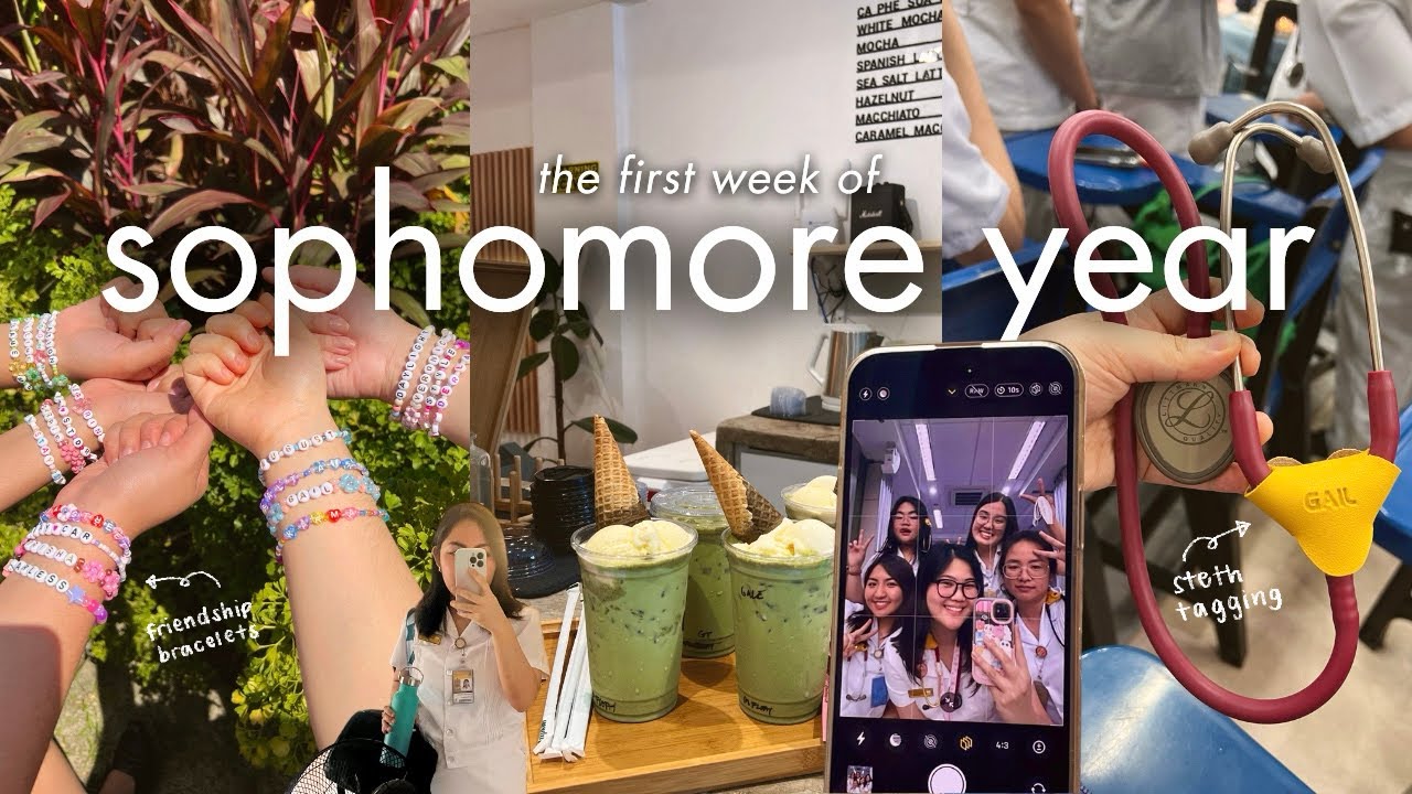 first week of sophomore year in med school | ust med