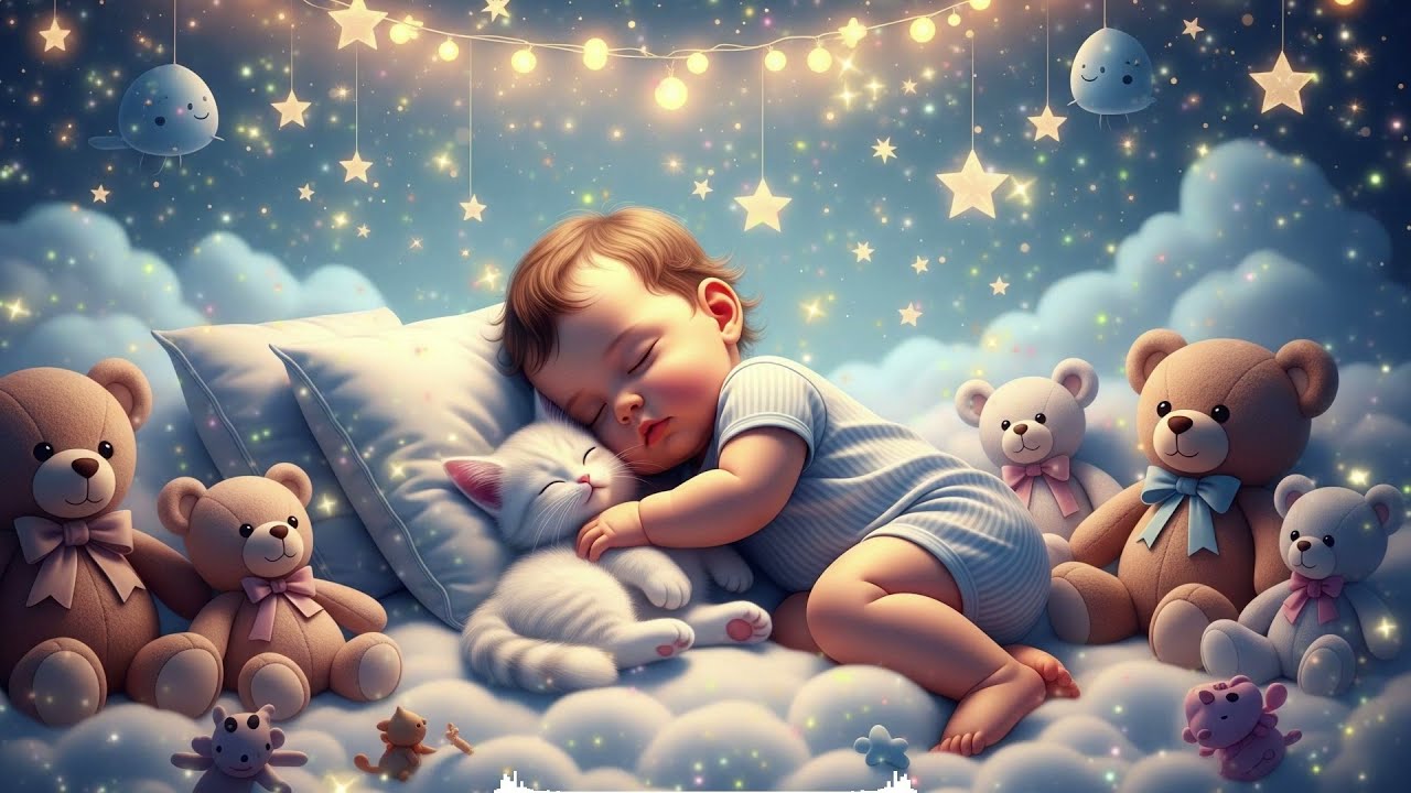 4 Hours Mozart for Babies Sleep 🎹 Soothing Lullaby Music for Deep Sleep 🌙 Dreamy Mozart Baby