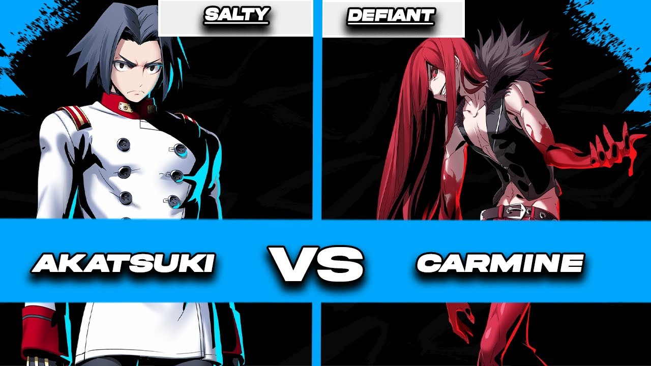 [UNI 2] Akatsuki vs Carmine (Salty vs Defiant) [Under Night In Birth 2] Netplay Grand Final Aegis