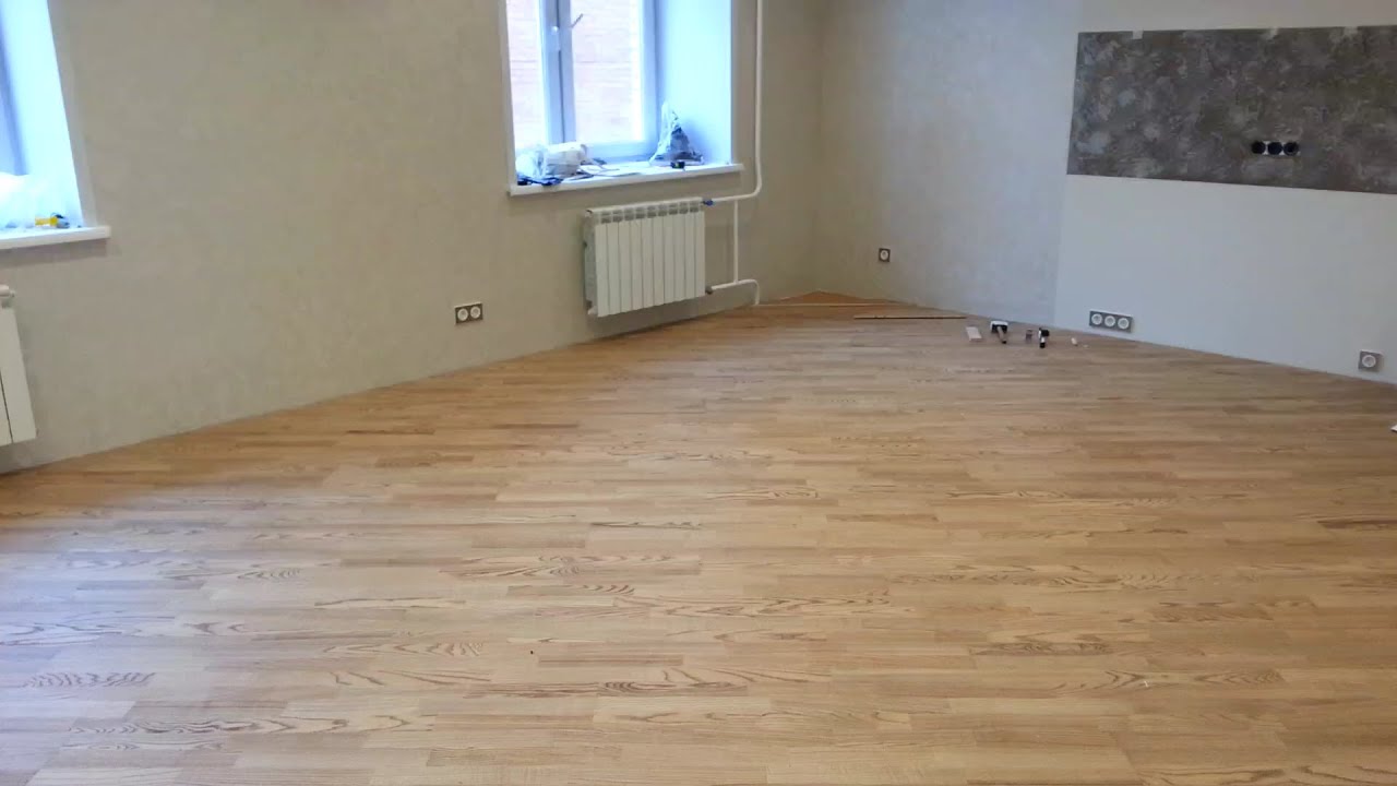 Укладка паркетной доски своими руками.