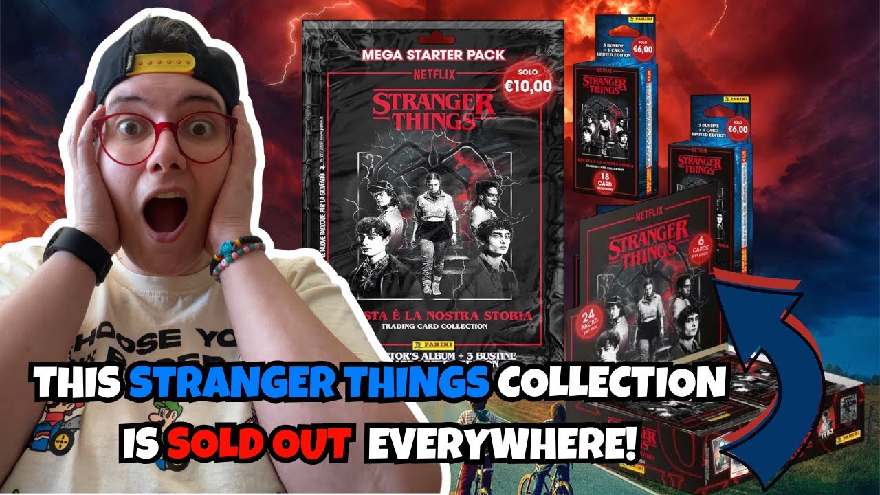 STRANGER RHINGS UNBOXINGI Bought the sold out STRANGER THINGS card collection|| ALEX OPENS STUFF