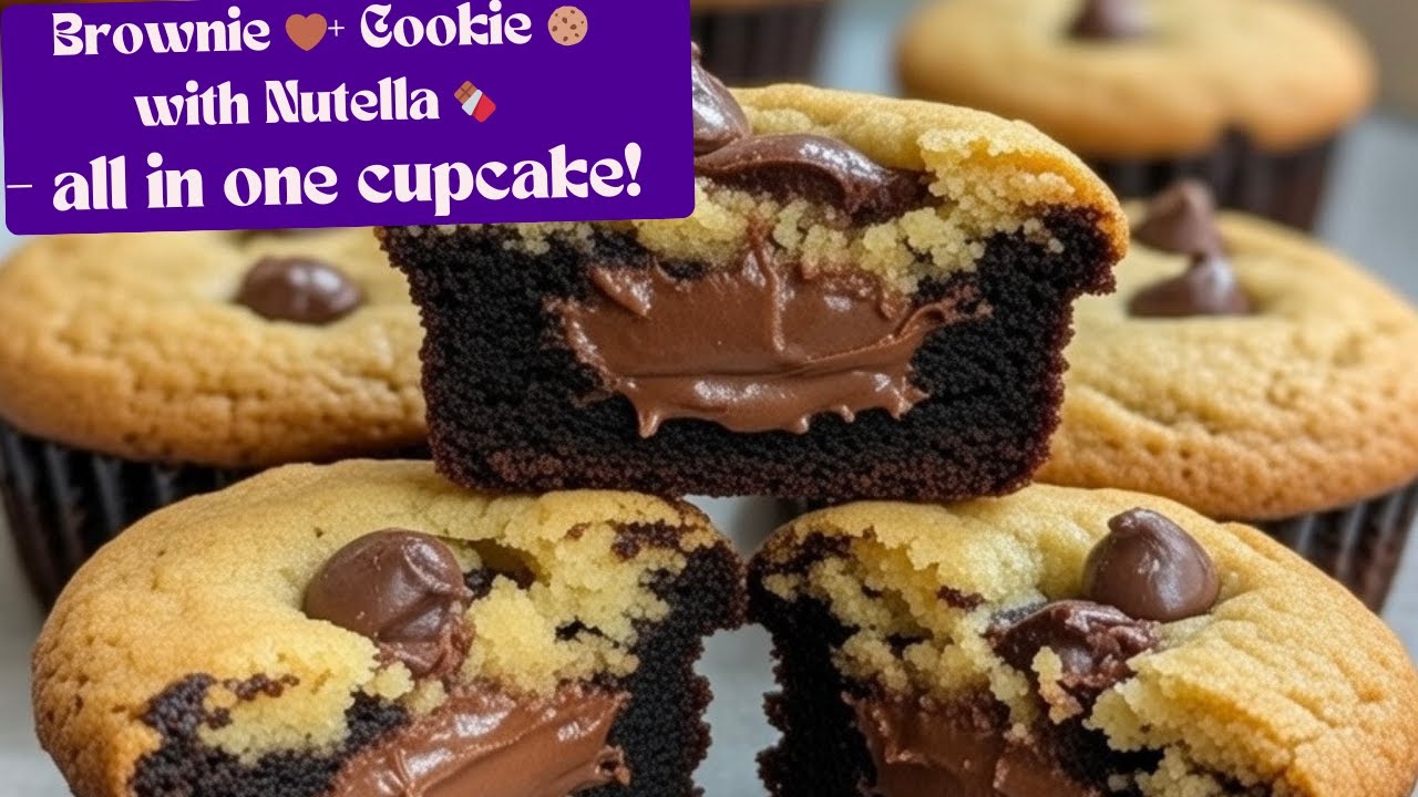 Brookie Cup🧁 with Nutella🍫Filling in Tamil – Gooey Chocolate Dessert Delight| Ultimate Combo👌