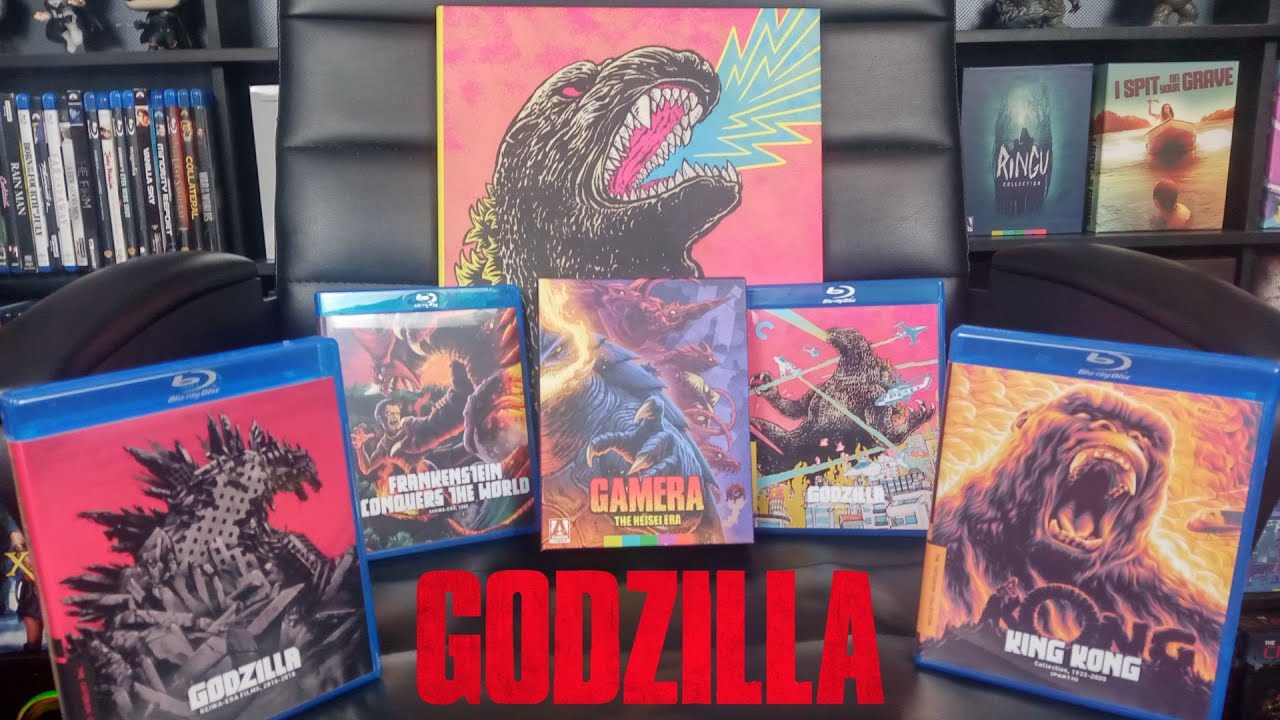 GODZILLA, KING KONG, GAMERA Blu-Ray Collection!! (+ Custom Blu-Ray Cases)