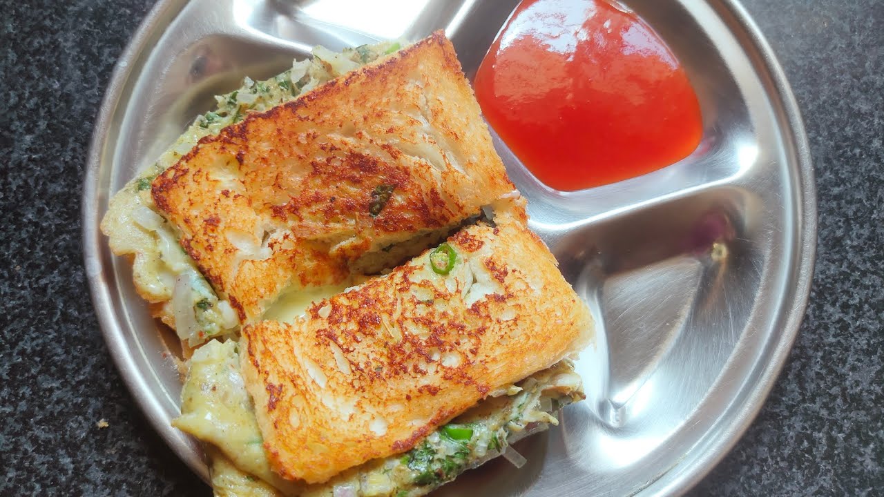 Cheesy Bread Omelette 😍🤤 | Easy Breakfast Recipe 
