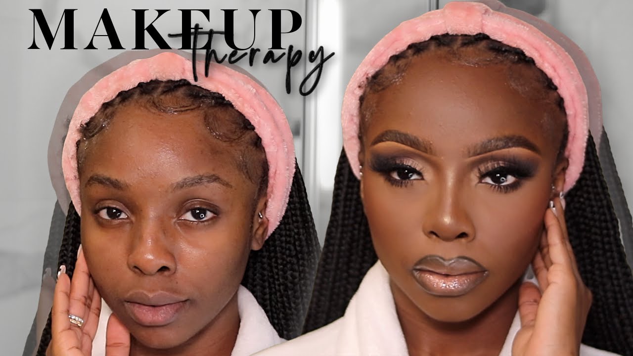 Makeup Therapy Series: Taking My L's with Grace | Dark Skin MakeUp for WOC