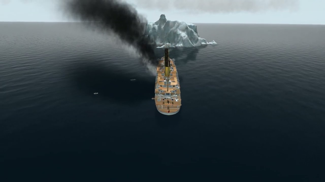 The Very Quick Sinking Of The RMS Titanic On Silent Hunter 3 | Onealex Edition