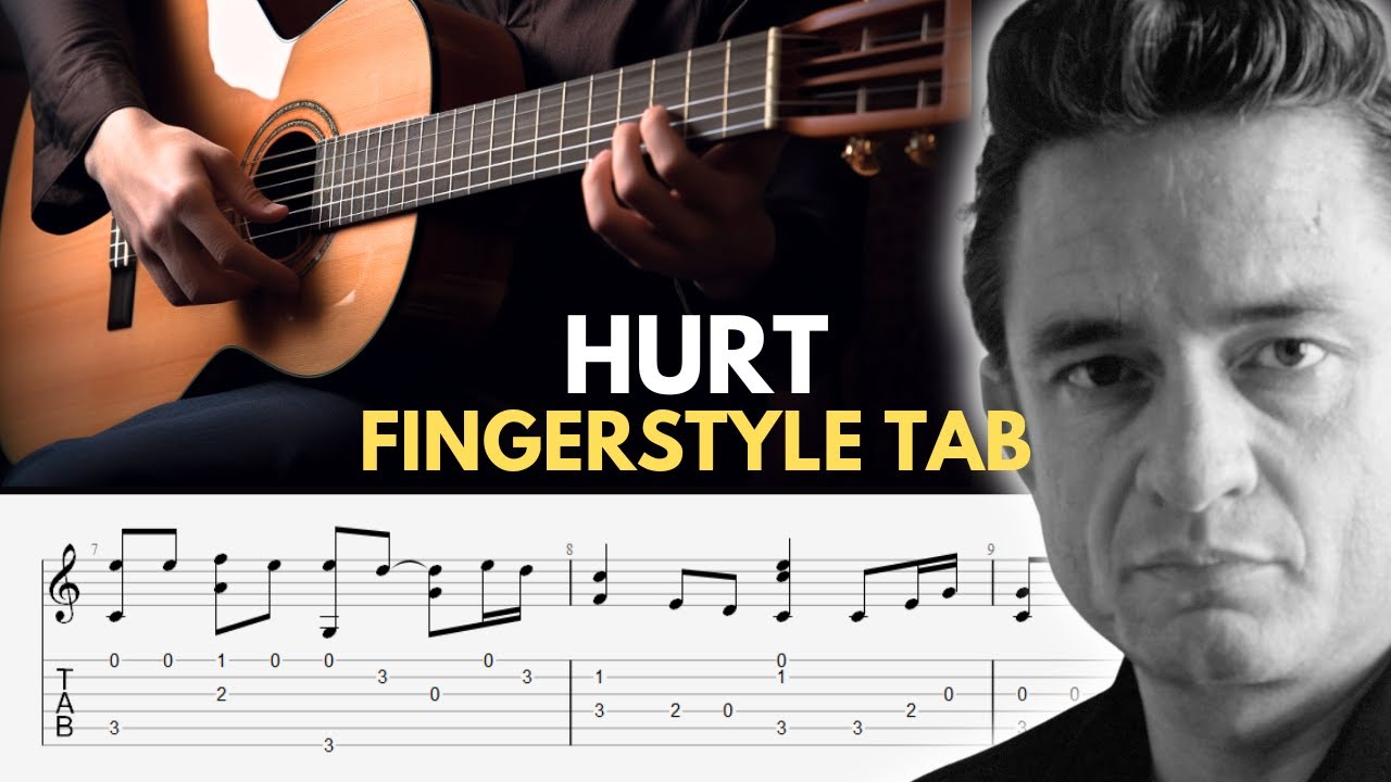 Hurt Fingerstyle Tab - Johnny Cash (Free Download)