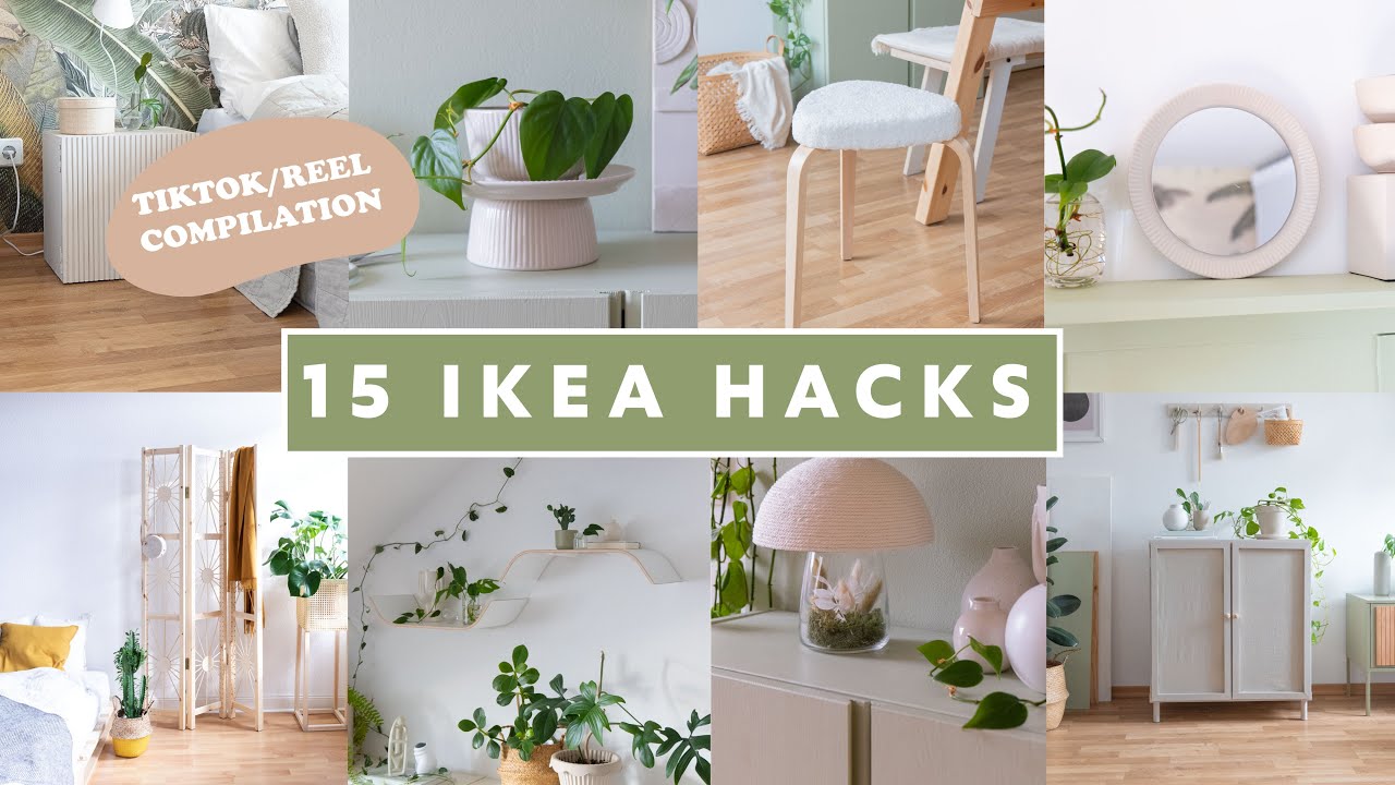 TikTok Ikea Hack Compilation | 15 einfache DIY Ideen für Möbel & Deko