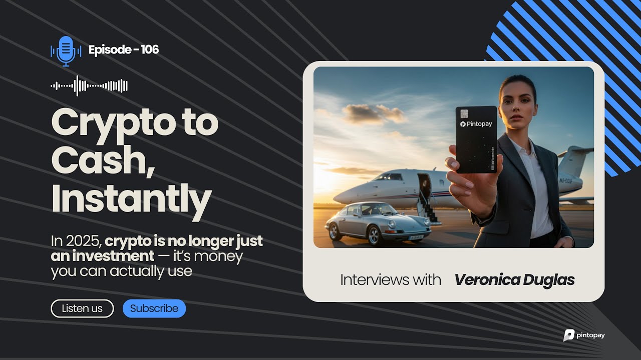 💸 PintoPay: Crypto to Cash, Instantly in 180+ countries