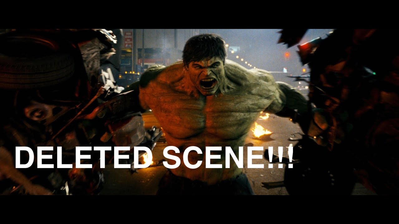 The Incredible Hulk Spider-man Deleted scene(2008)