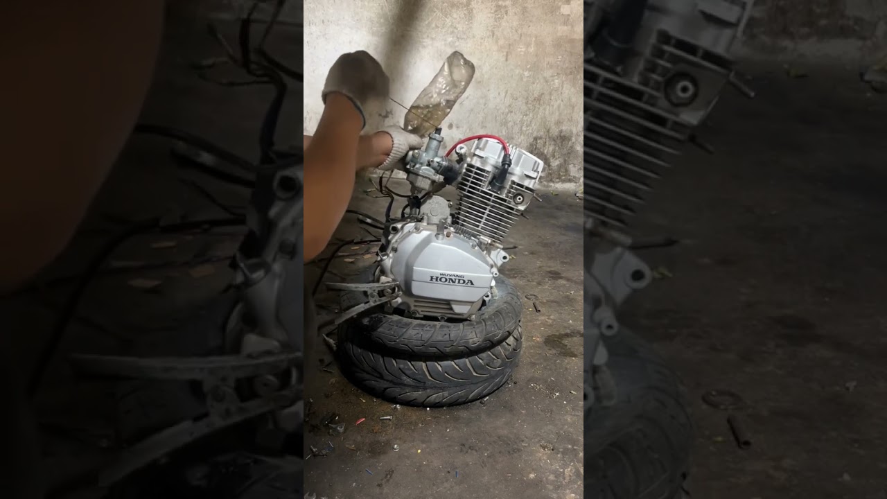 Wuyang Honda cg125 National III engine dismantling parts #