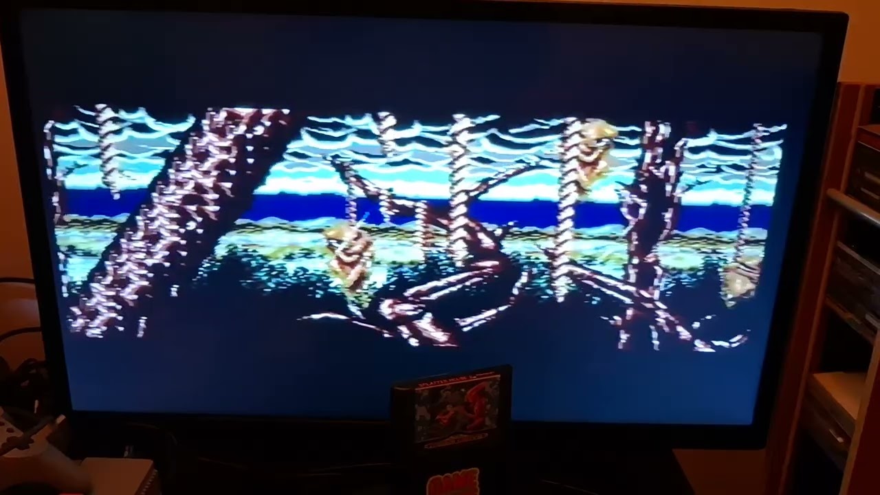 Sega megadrive Splatterhouse 2 intro