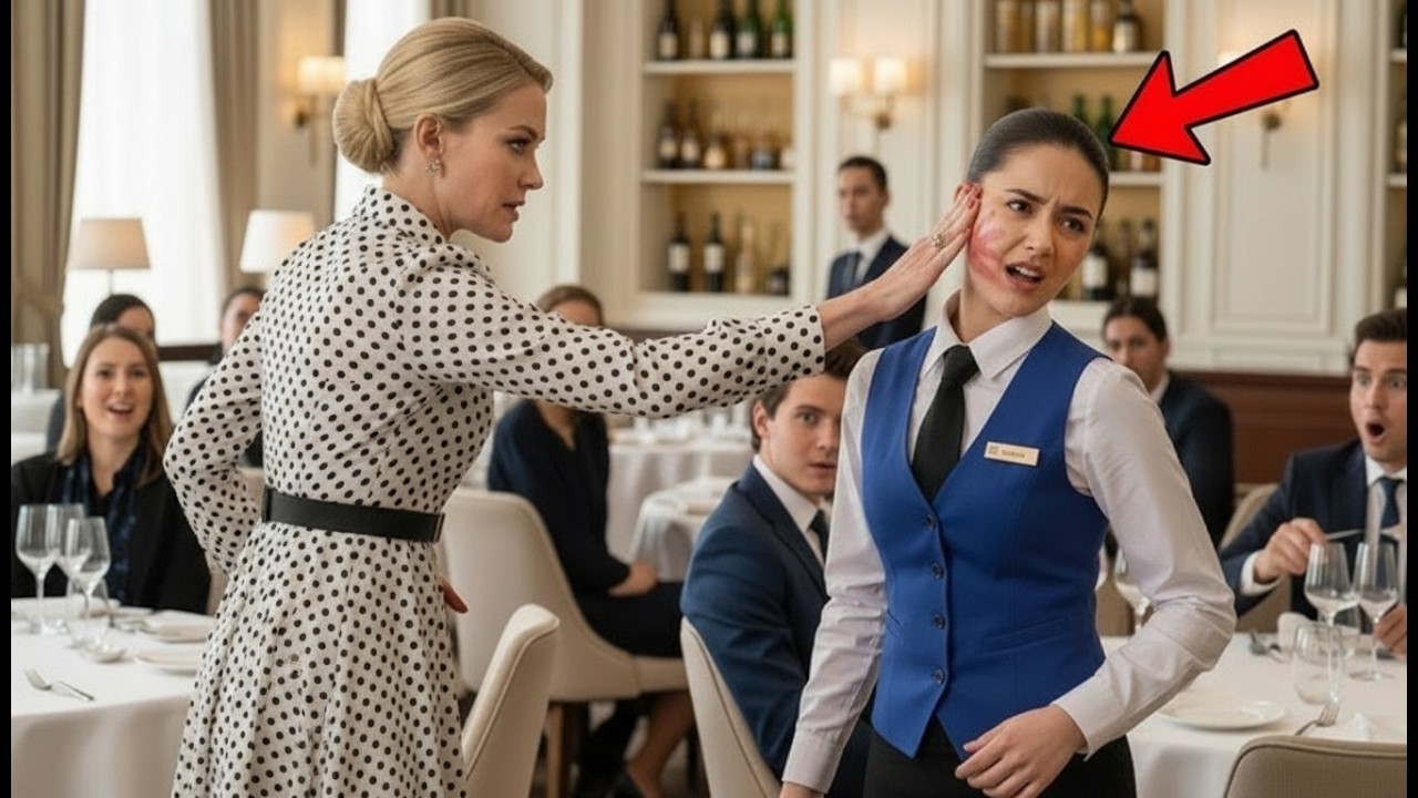 The Billionaire's Fiancee Slapped The Waitress — What Happened Next Made The Restaurant Freeze!