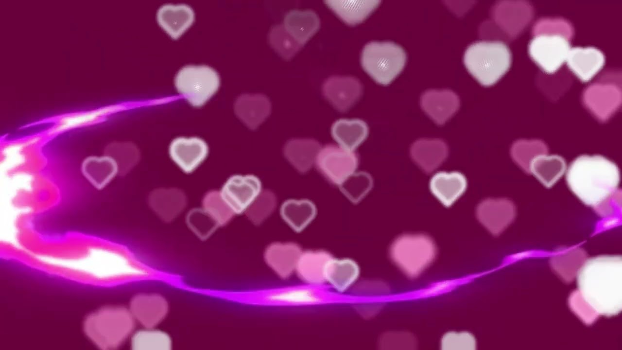 4K Falling Hearts Explosion Swirling Pink Smoke Circle Copyright Free Stock Footage Download Motion