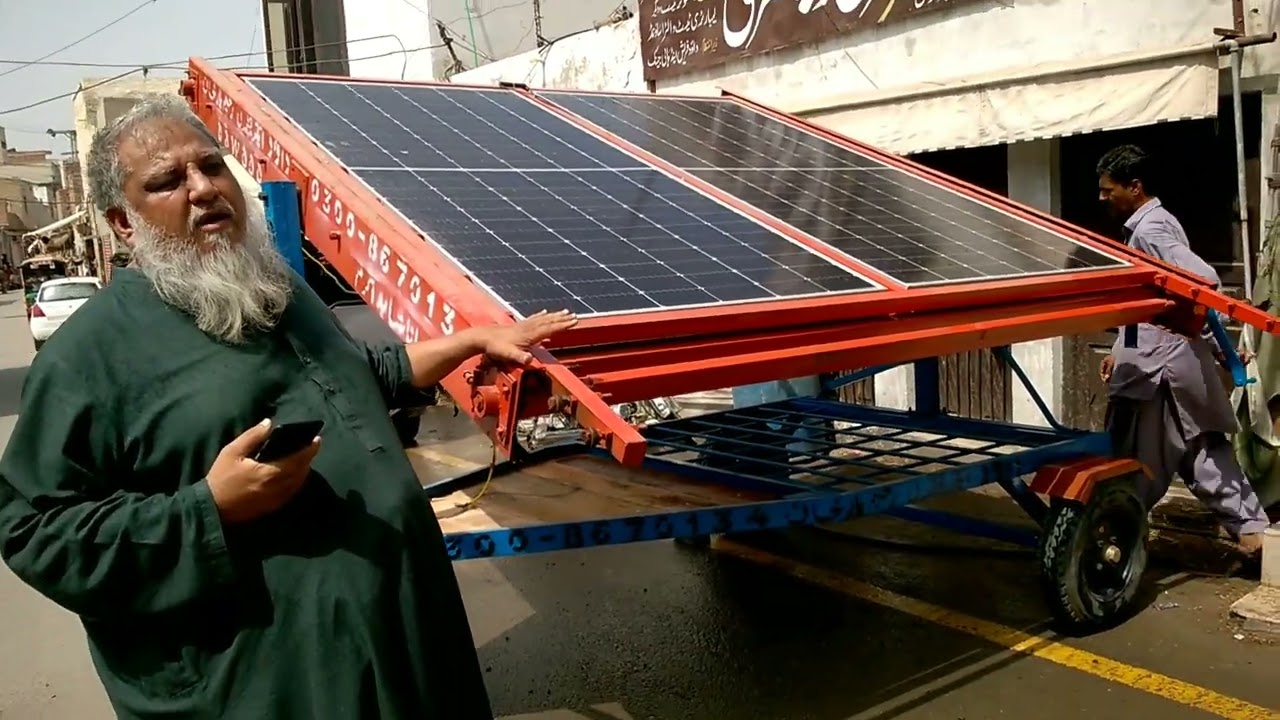 DFAH Solar Trolley 500rs per day , Movable by Motorcycle Solar Trolley, Multi Purpose Solar Trolley