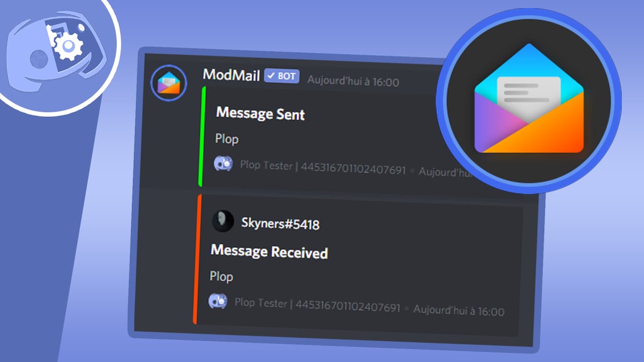 Cr&eacute;er des tickets depuis des MP (ModMail) | Discord
