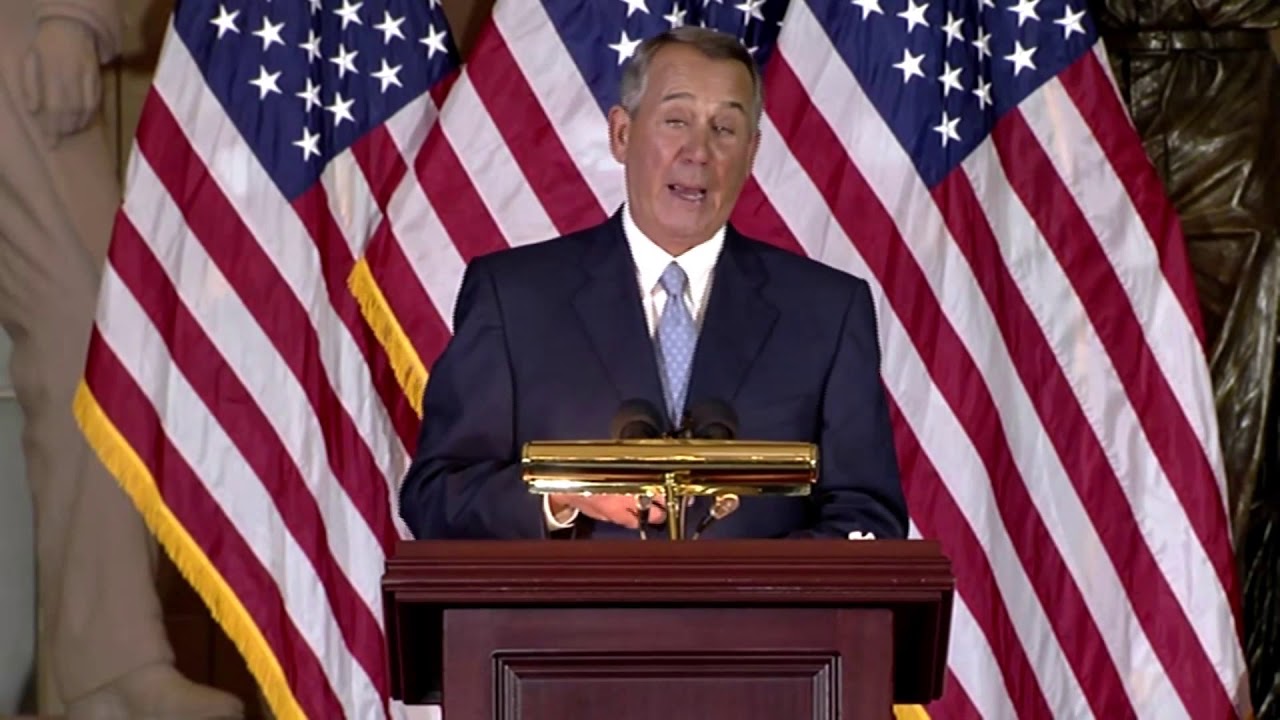 Speaker John Boehner's Official Portrait Unveiling