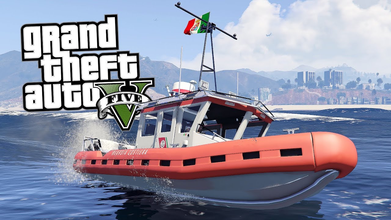 GTA 5 - LSPDFR #73² - GUARDIA COSTIERA ITALIANA! (Elicottero, Nave...)