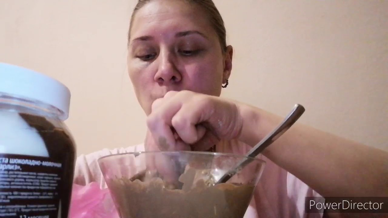 ASMR MUKBANG ПАСТА ШОКОЛАДНАЯ ЧУЙСКАЯ И ЗЕФИР ГОРНЫЙ/CHUI CHOCOLATE PASTE AND MOUNTAIN MARSHMALLOWS/