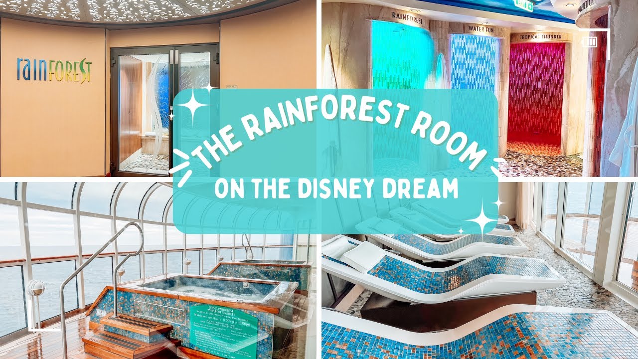Посетите комнату Rainforest Room на борту Disney Dream! Зона только для взрослых в спа-центре Sen...