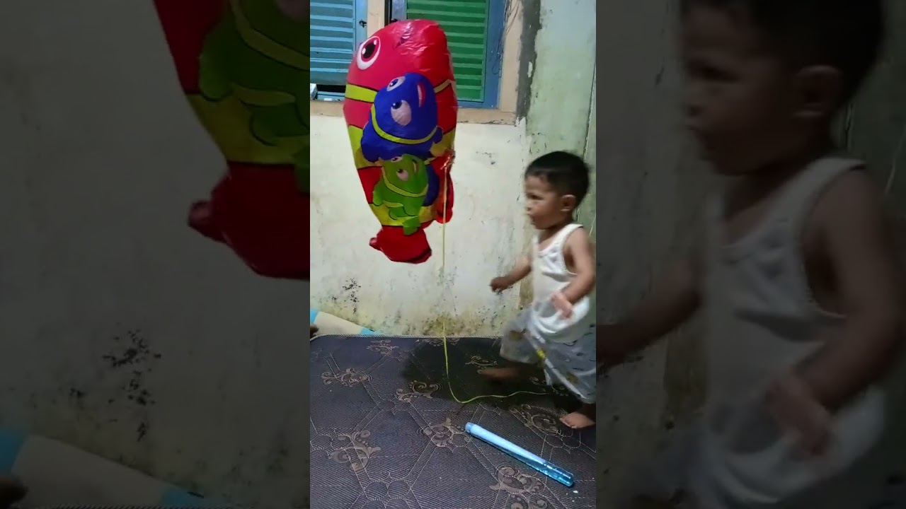 Masya Allah dek Malik dah pandai yaa main sendiri