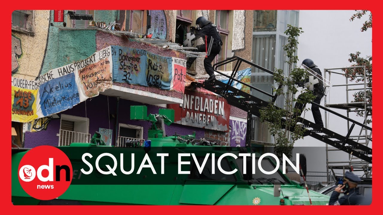Police Clash with Protesters After Anarchist Squatters Removed from Liebig 34 Squat