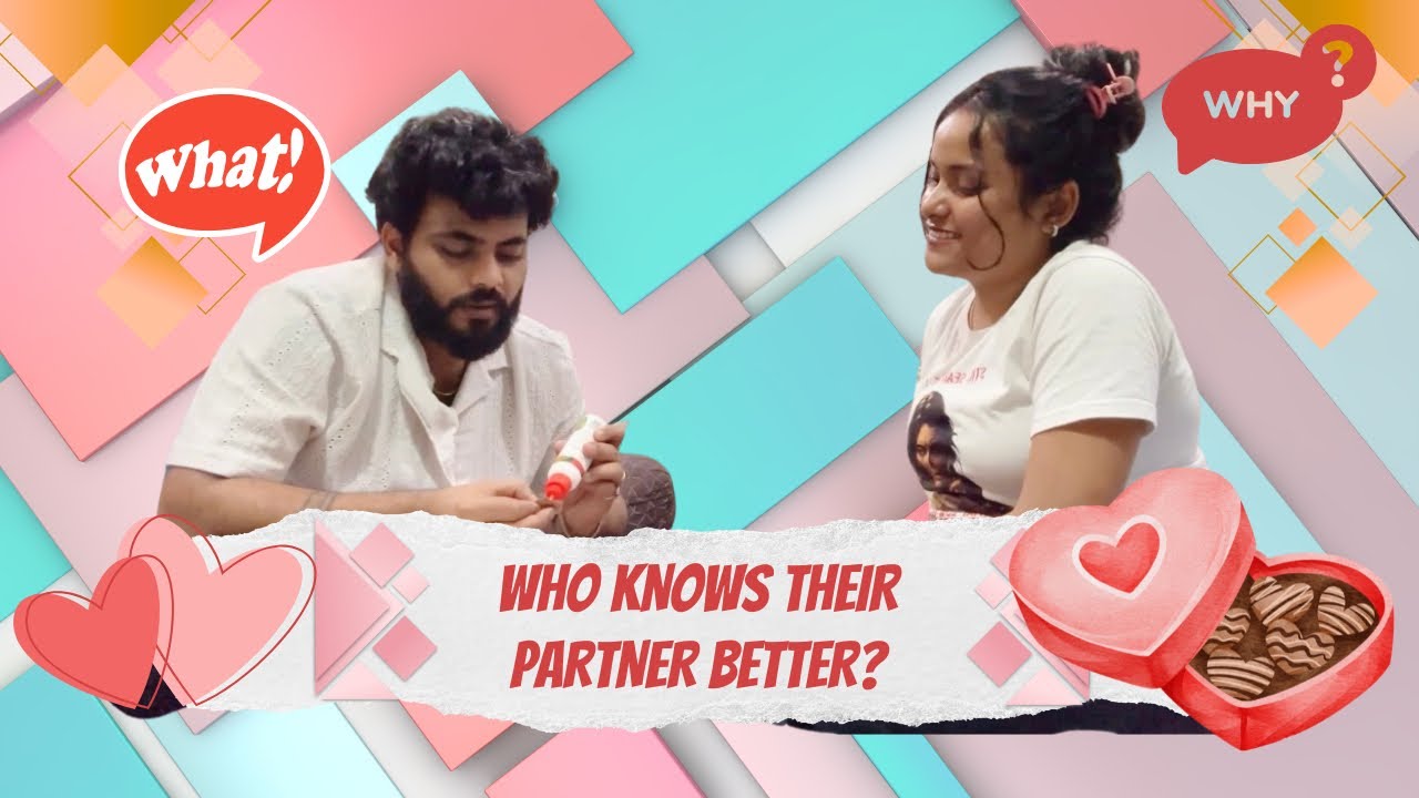 Who Knows Their Partner Better - Valentine’s Special♥️♥️ #valentinesday #couple #couplecomedy #vlog 