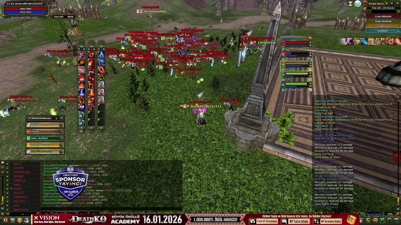 #DeathKO Vision Academy!  - iSchroffFORCEEEEEE PK & Farm Yayını
