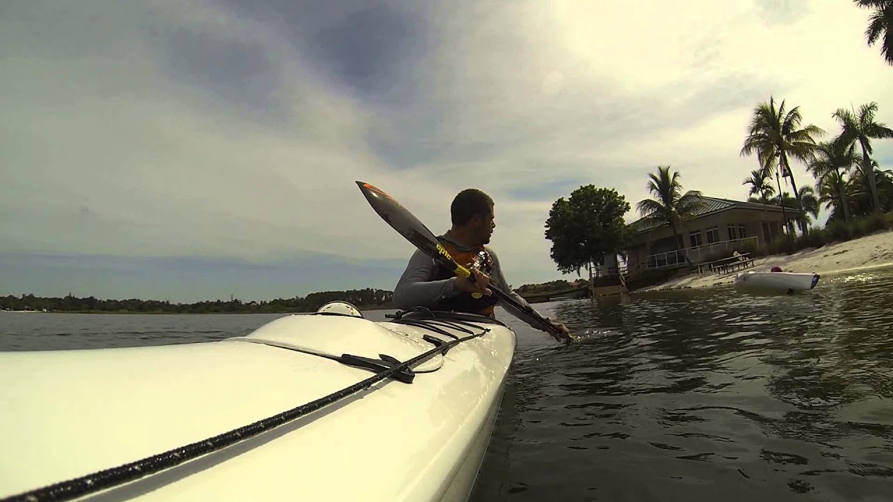 Rolling an Epic 18x Ultra with a Wing Paddle (Some Side Sculling)