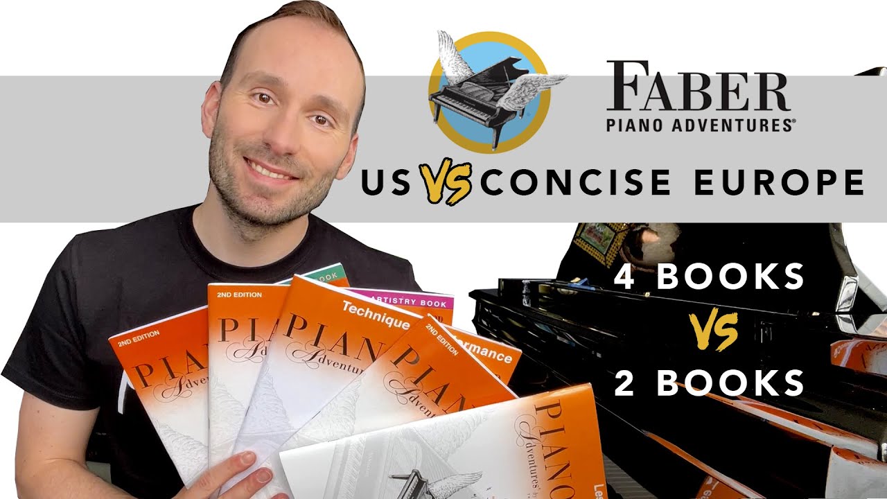 Piano Adventures USA vs Concise Europe Edition | 2 vs 4 Core Books | Is it worth it?