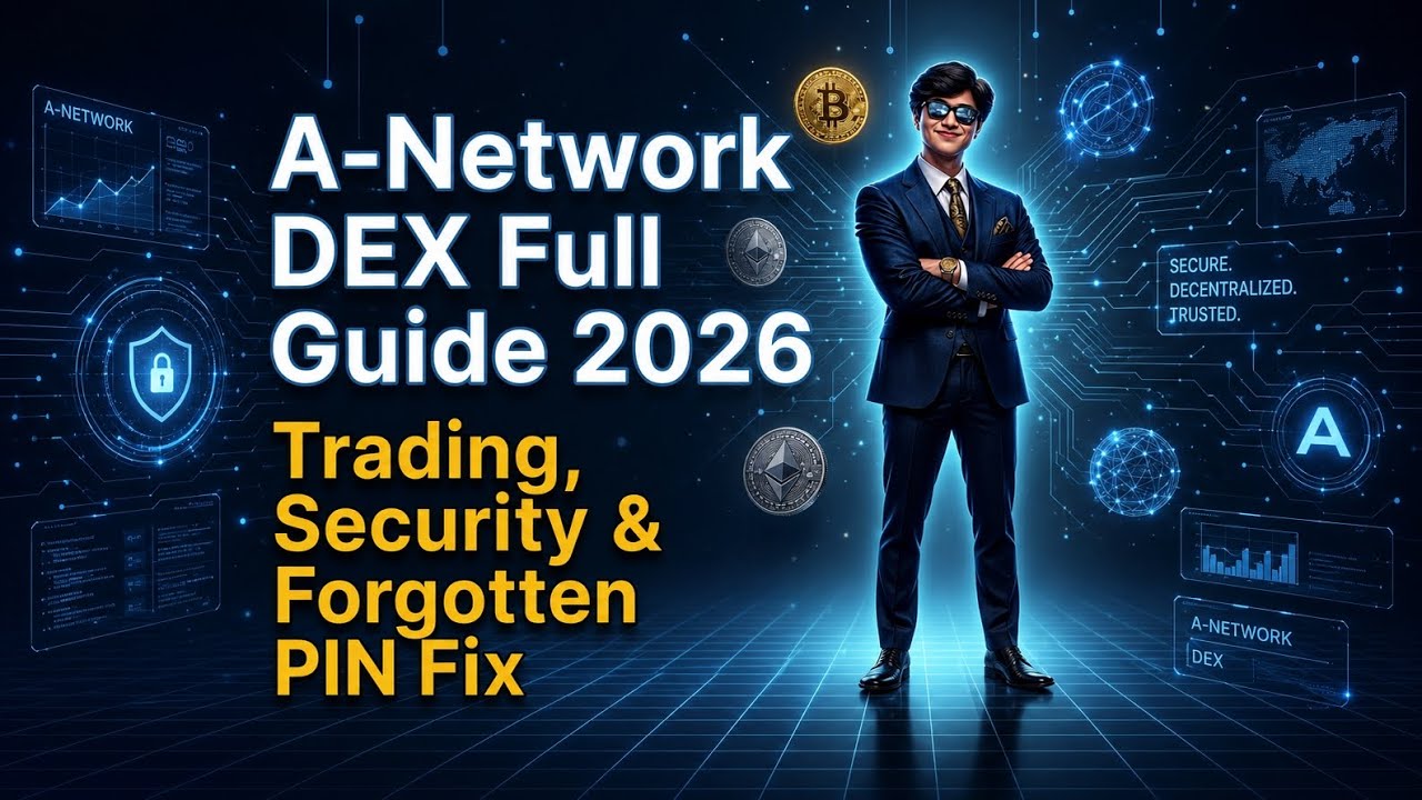 A-Network DEX Full Guide 2026: Trading, Security & Forgotten PIN Fix!