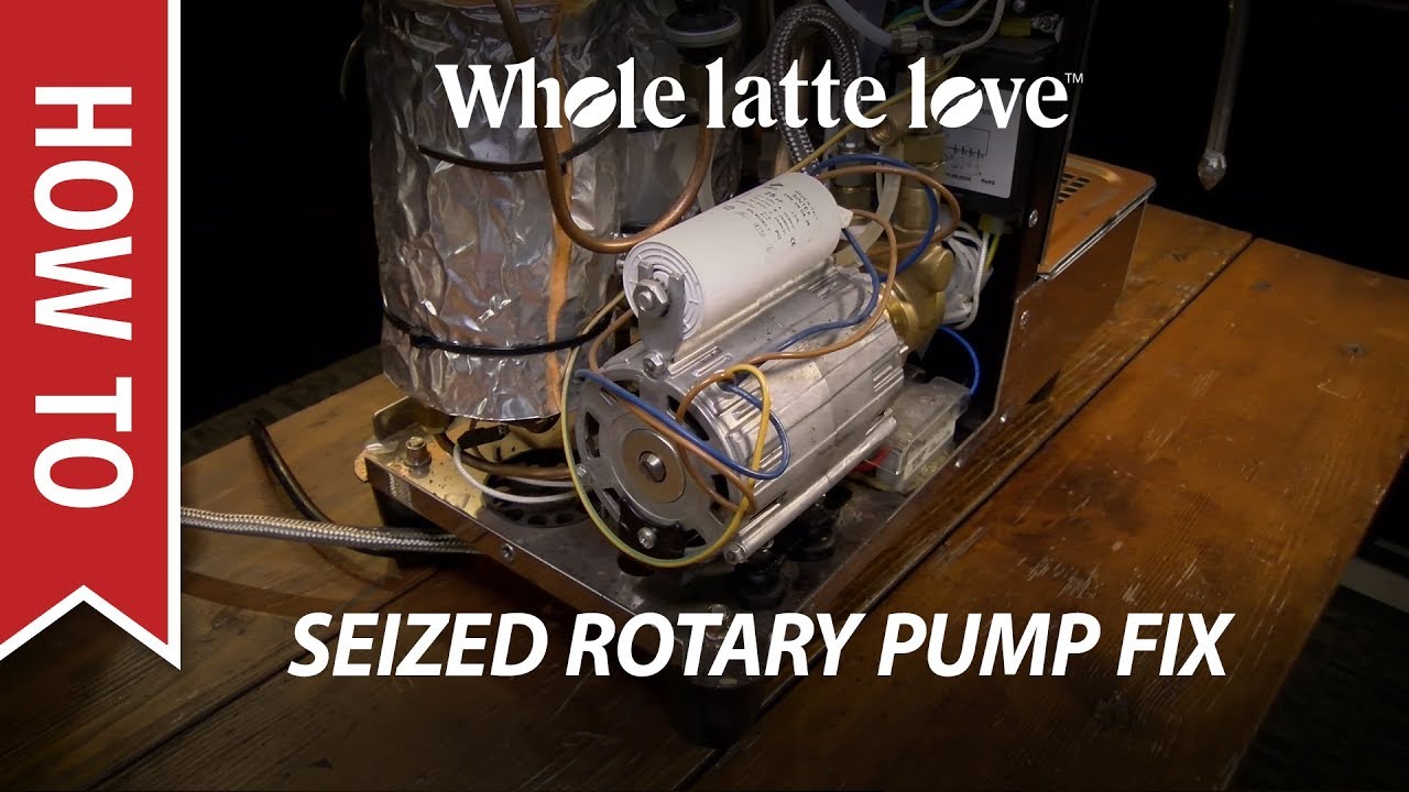 How to Fix a Seized Espresso Machine Rotary Pump
