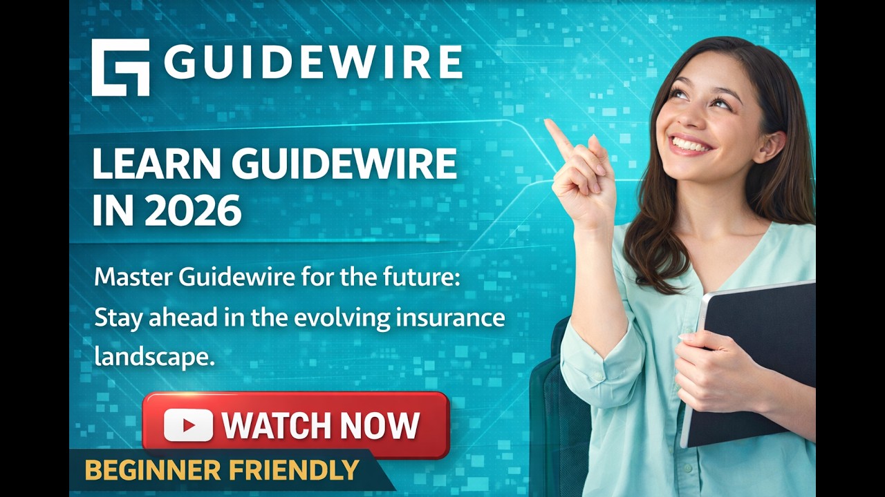 Guidewire  Online Training |  Guidewire  Full Course | Insurance Software Training for Beginners