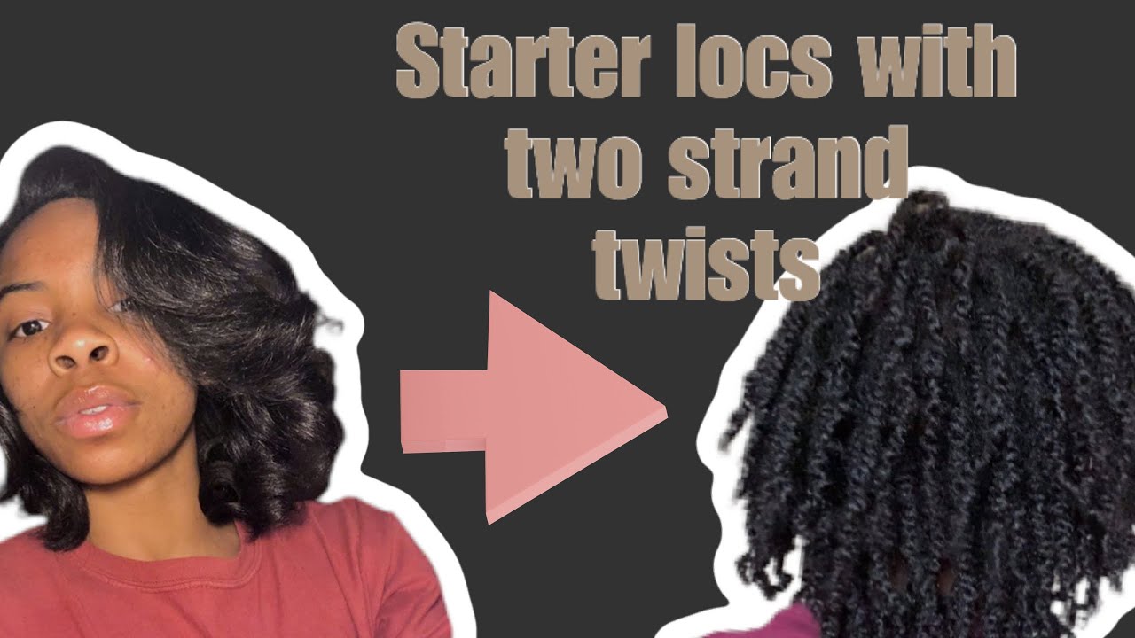 Loc’in my hair.| starter locs with two strand twists