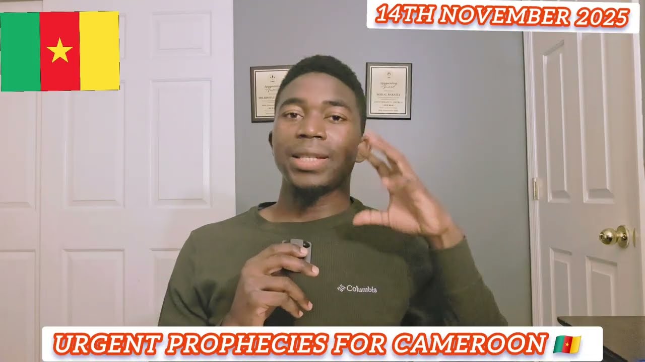 URGENT PROPHECIES FOR CAMEROON 🇨🇲 || 14TH NOVEMBER 2025 AND BEYOND || PEREZ NDI 