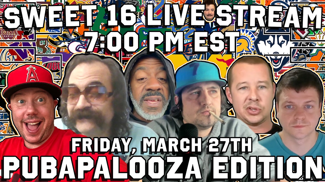 NCAA Tournament 2026 LIVE Bet Stream | Sweet 16 NCAAB Live Betting | Pubapalooza 5 | 3/27/26