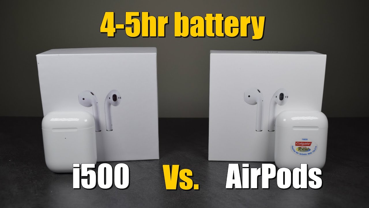 i500 Vs. Apple AirPods!!! Head to Head Comparison (Giveaway)