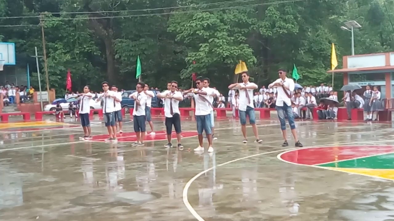 Funny dance by ps group don bosco higher secondary school tura