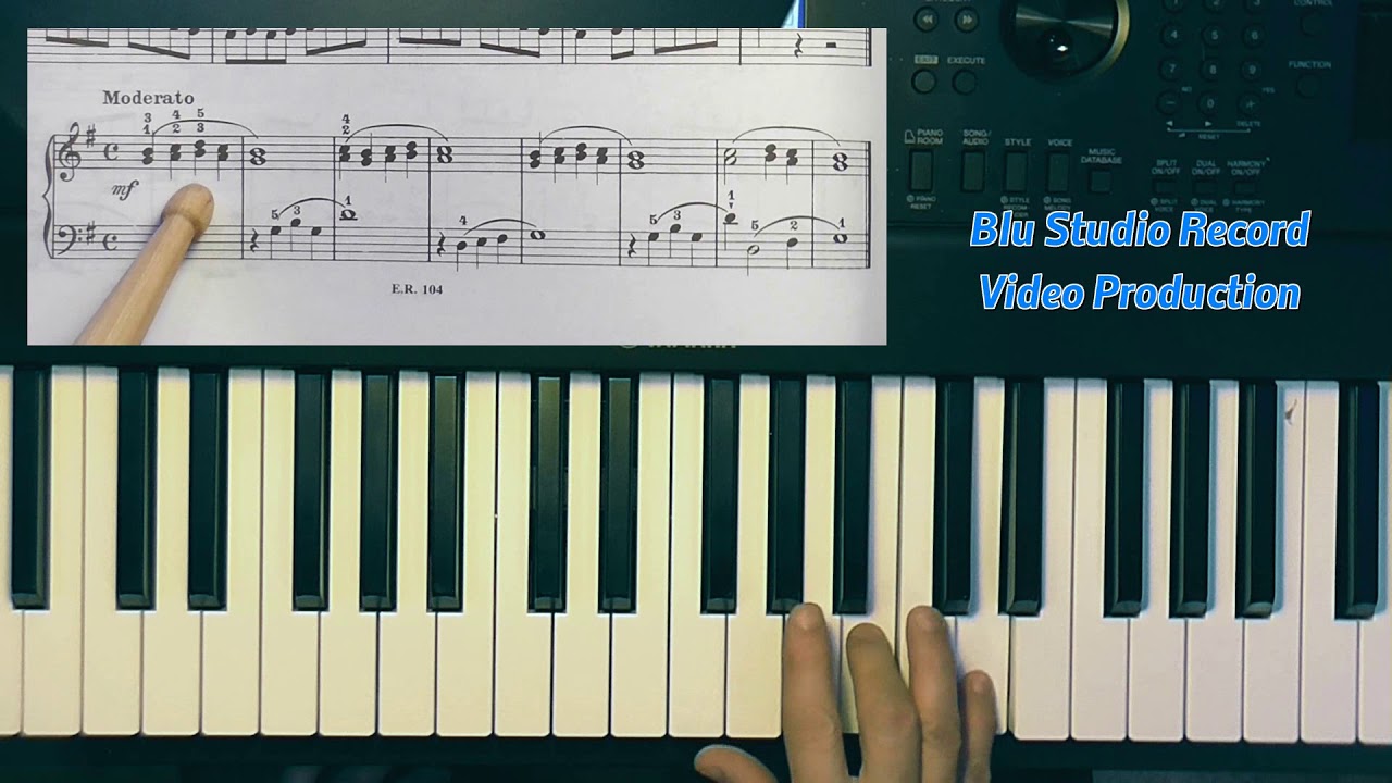 [79] Lezioni di pianoforte - School of piano - Piano lesson - Beyer es. 70+71  Versione free youtube