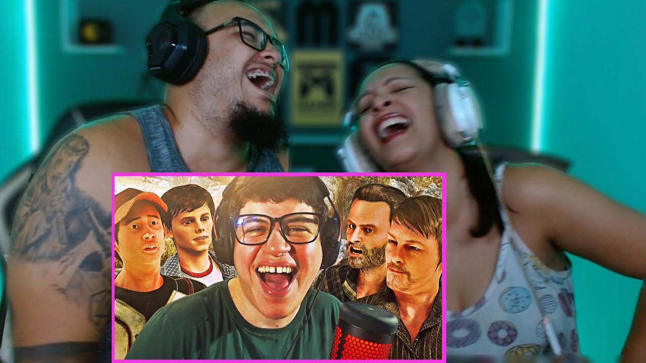 Games EduUu : LÁ VEM MAIS CAGAD4 🤣 - The Walking Dead Destinies( REACT )