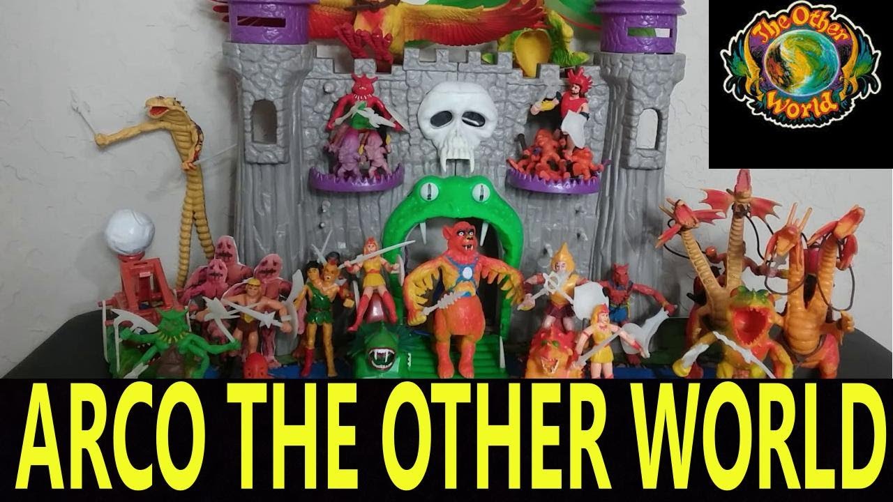 RETRO-WED:  1983 ARKO OTHER WORLD ENTIRE TOY LINE OF FIGURES, BEASTS AND THE CASTLE ZENDO