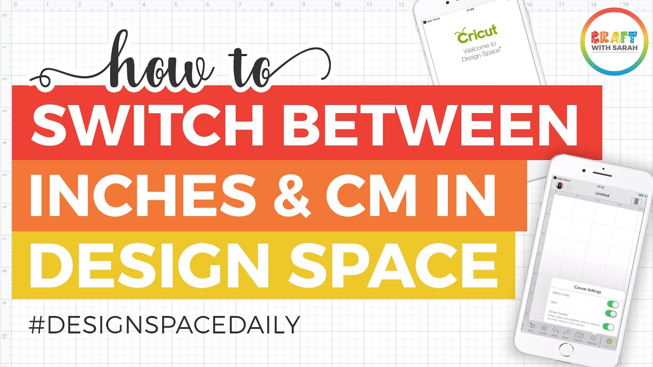 How to Change Design Space Measurements from Inches to CM