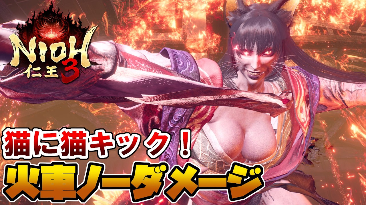 【仁王3】火車 ノーダメージ攻略【Nioh 3】