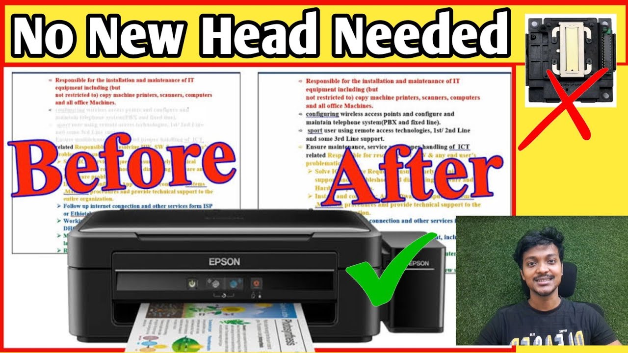 Fix Epson L130 Print Quality – Without Replacing the Print Head
