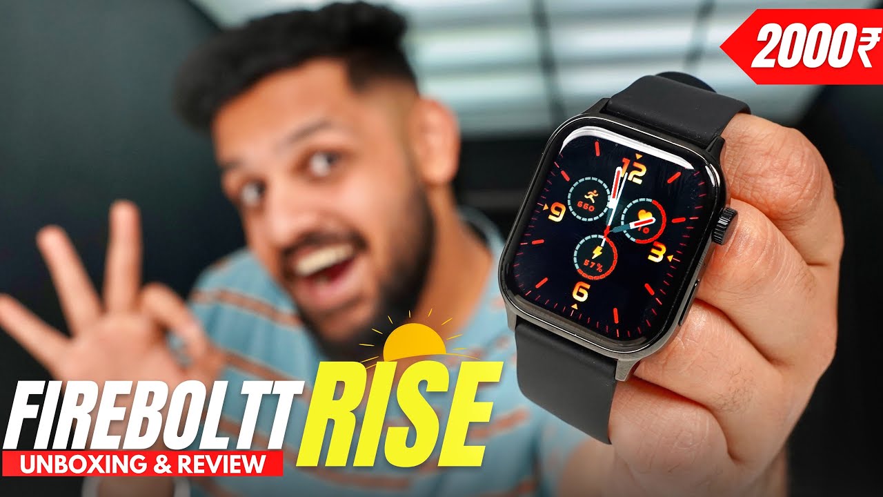 Fireboltt Rise unboxing & Review | Smartwatch under 2000 | Metal Built⚡️