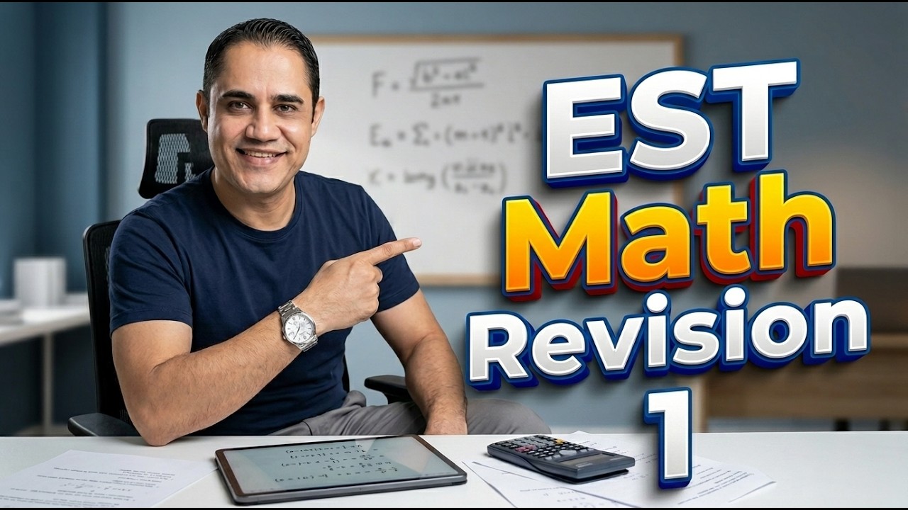 EST 1 Math Revision 1 اهم مراجعات مش بيخرج عنها افكار الامتحان
