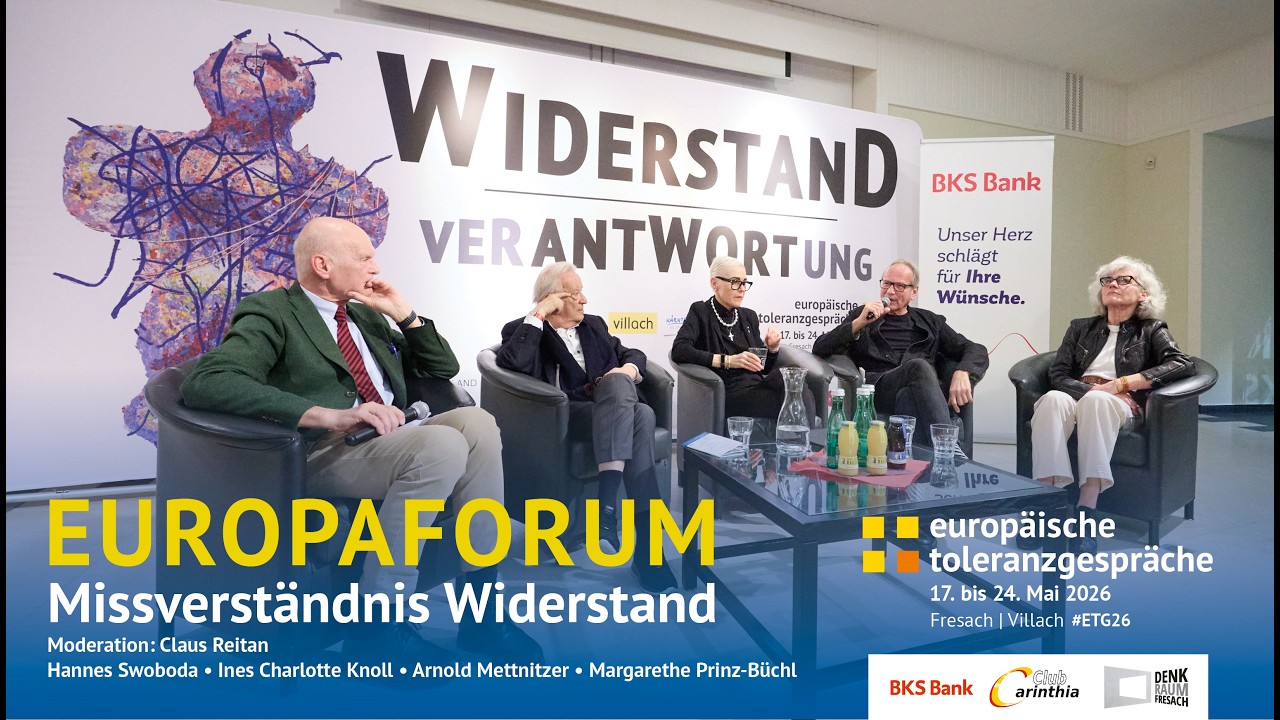 Toleranzgespr&auml;che Europaforum Wien zu Widerstand & Verantwortung