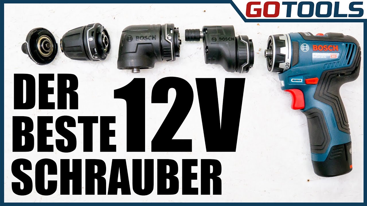 🔥 EINER FÜR ALLES - Der beste 12 Volt Akkuschrauber ! BOSCH 12V-35 FC - FlexiClick | Mit Verlosung